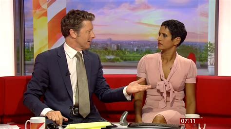 Naga Munchetty upskirt on BBC Breakfast.